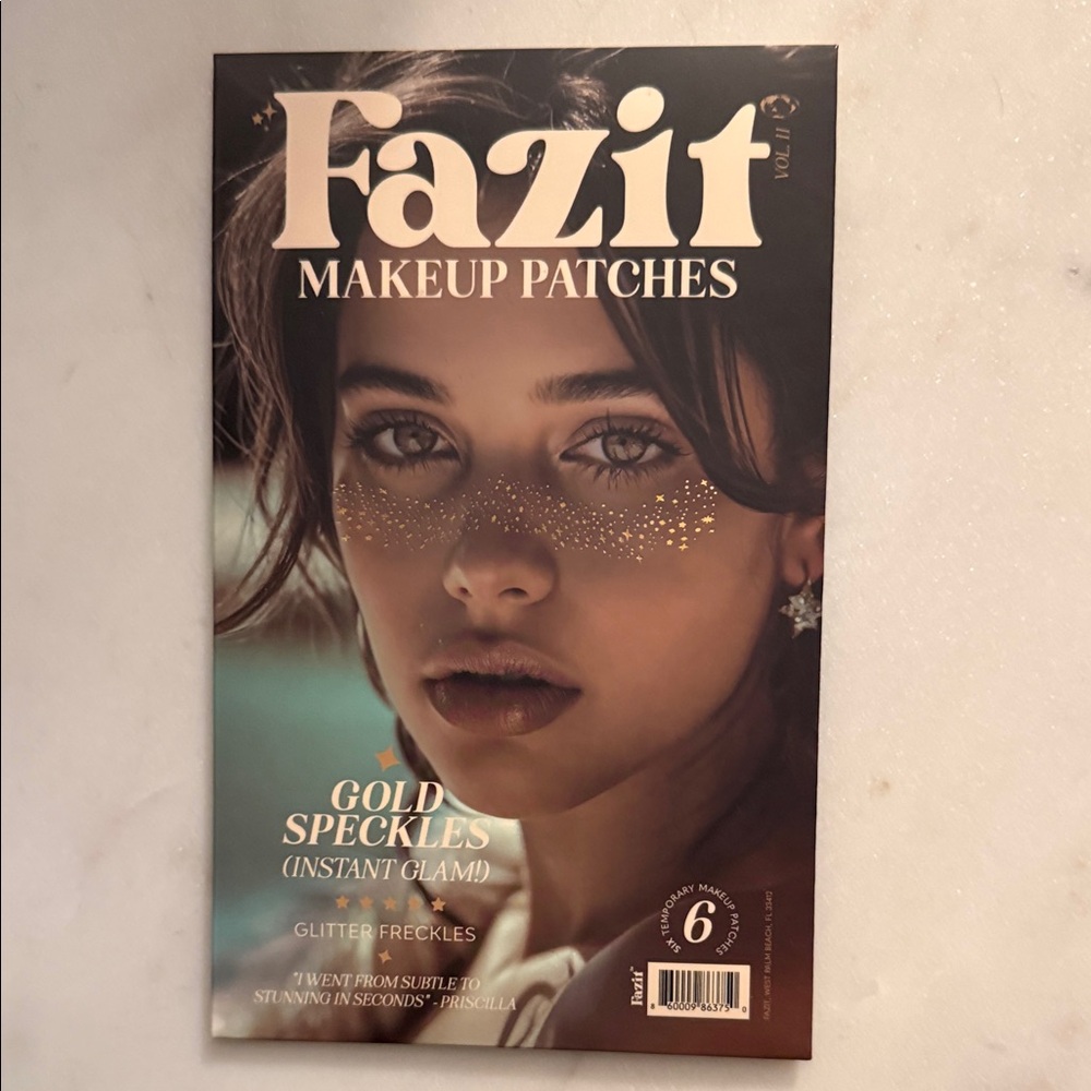 Fazit Gold Speckles Makeup Glitter Freckles Patches